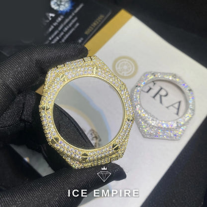 Iced Out 925 Silver Moissanite Watch