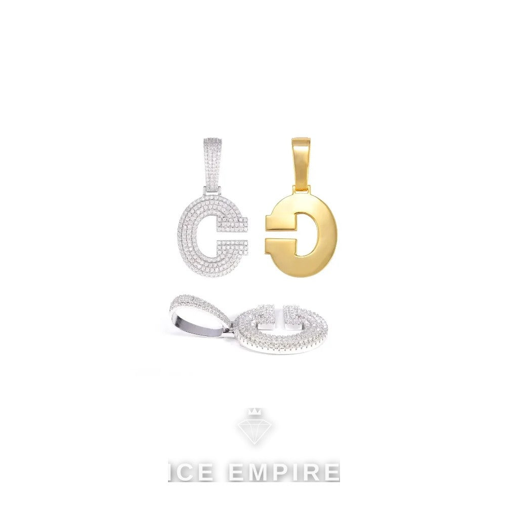 Iced Out 925 Silver Moissanite Pendant