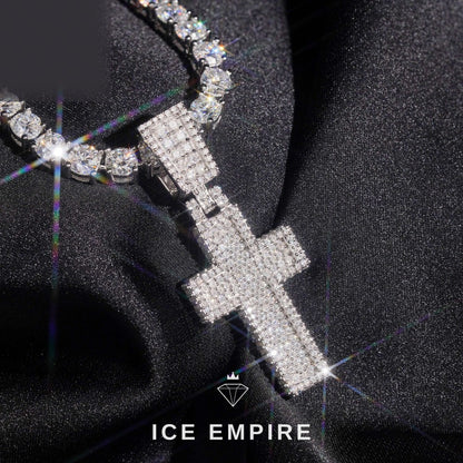 Iced Out 925 Silver Moissanite Pendant