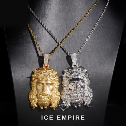 Iced Out Rose Gold Plated Pendant