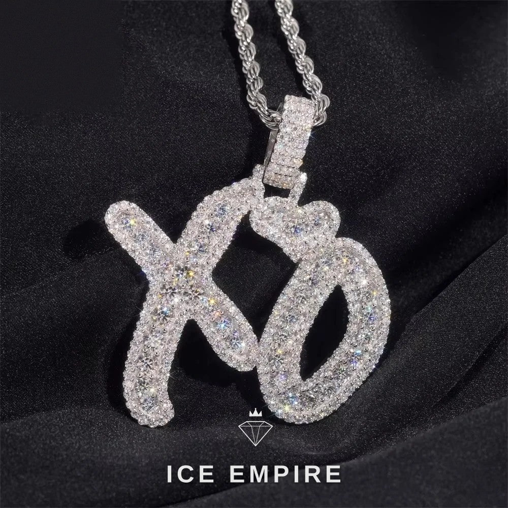 Iced Out 925 Silver Pendant