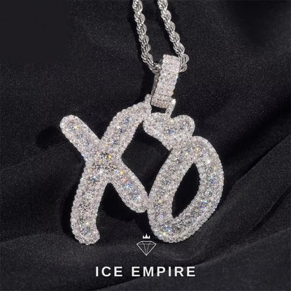 Iced Out 925 Silver Pendant