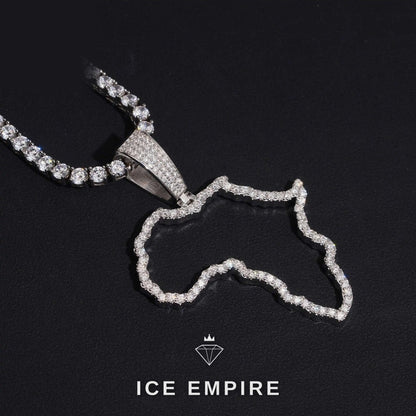 Iced Out Gold Plated Lab Grown Diamond Pendant