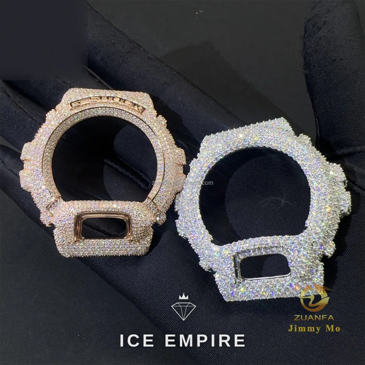Iced Out 925 Silver Moissanite Watch