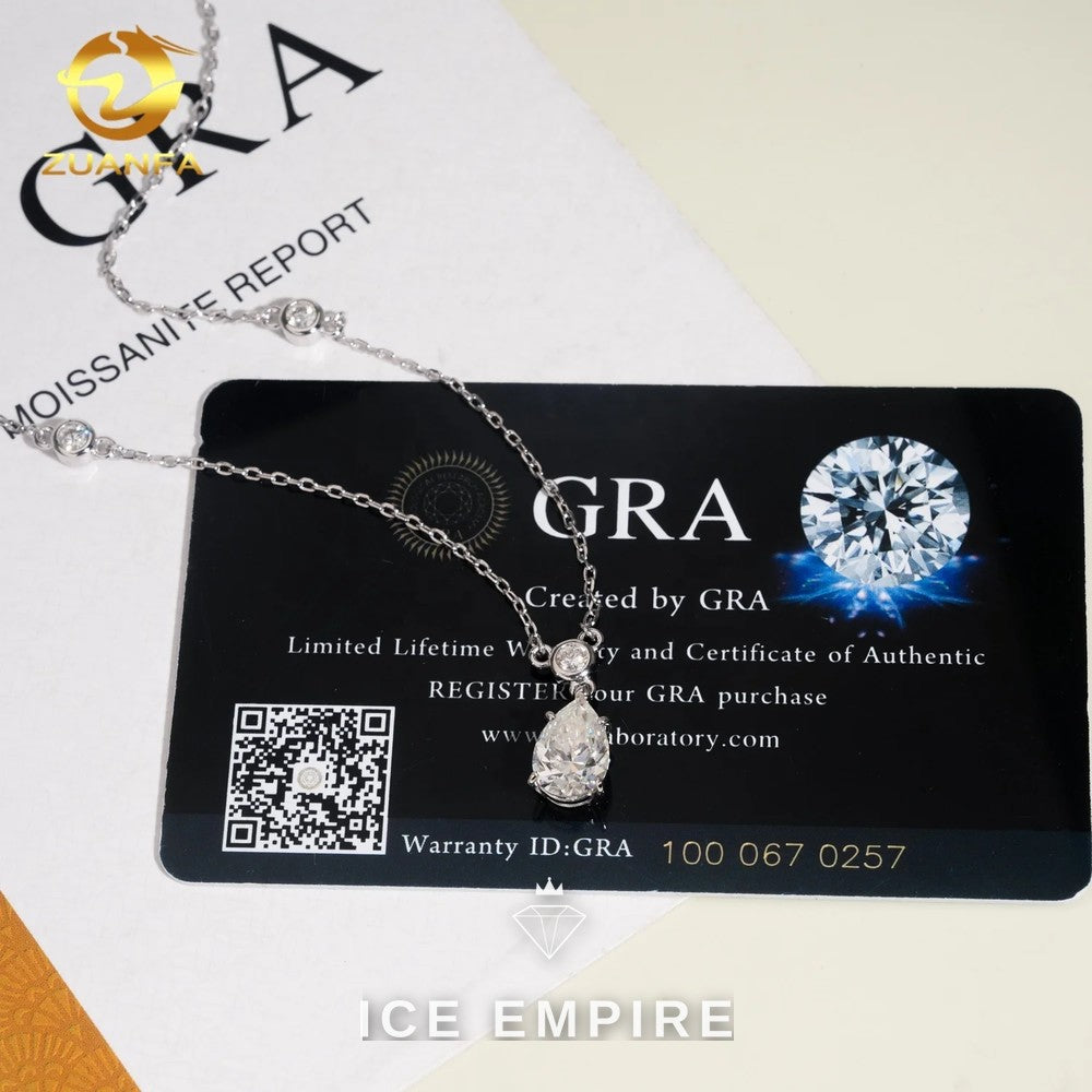 Iced Out 925 Silver Pendant