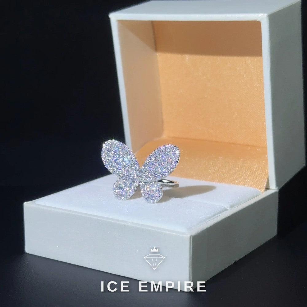 Iced Out 925 Silver Moissanite Cuban Chain