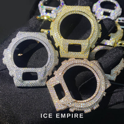 Iced Out 925 Silver Moissanite Watch