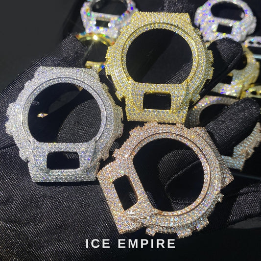 Iced Out 925 Silver Moissanite Watch