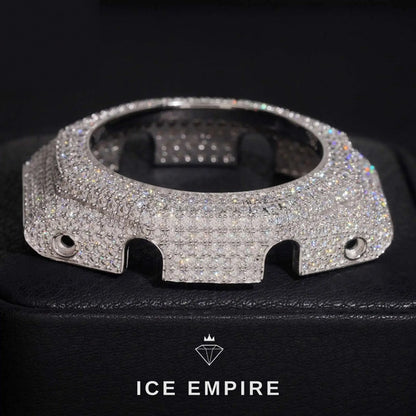 Iced Out 925 Silver Moissanite Watch