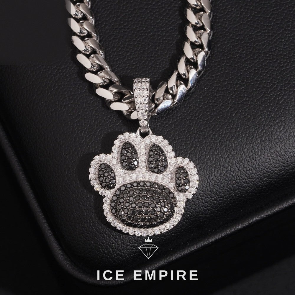 Iced Out Rose Gold Plated Moissanite Pendant