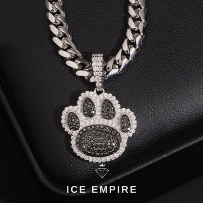 Iced Out Rose Gold Plated Moissanite Pendant