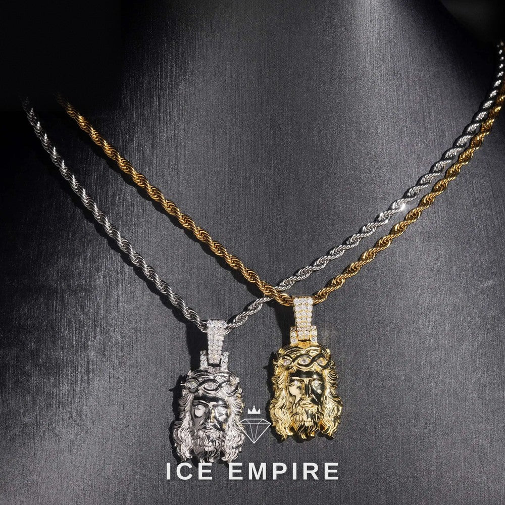 Iced Out 925 Silver Moissanite Pendant