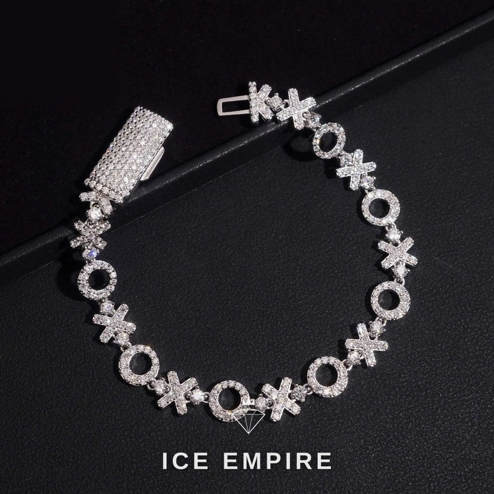 Iced Out Gold Plated Moissanite Cuban Chain