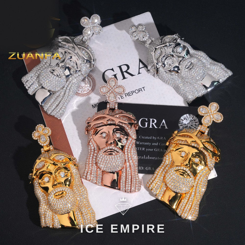 Iced Out Rose Gold Plated Pendant