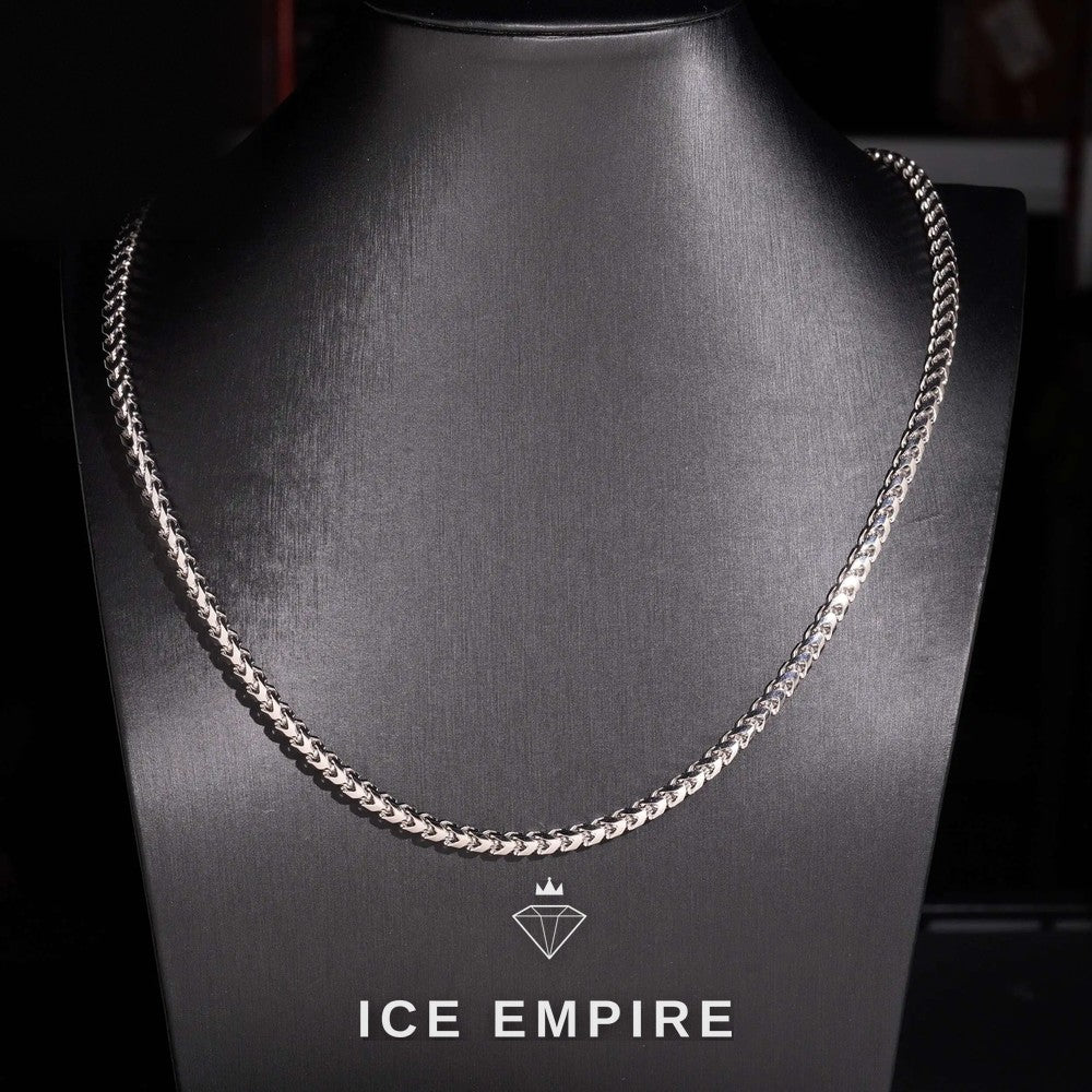 Iced Out 925 Silver Moissanite Cuban Chain