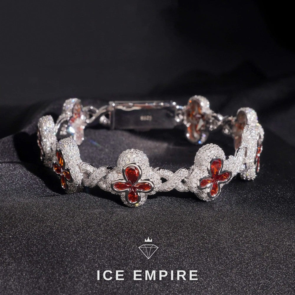 Iced Out 925 Silver Moissanite Cuban Chain