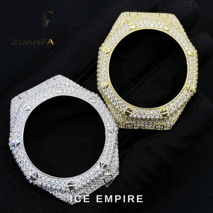 Iced Out 925 Silver Watch
