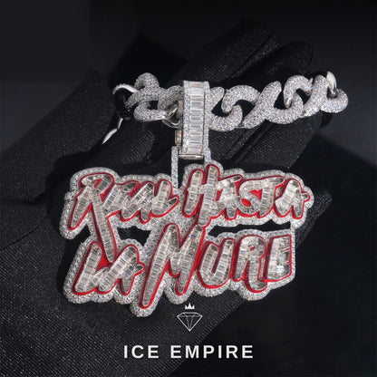 Iced Out 925 Silver Moissanite Pendant