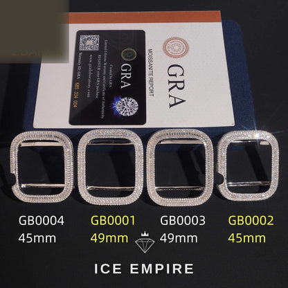 Iced Out 925 Silver Watch