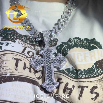 Iced Out Baguette Rose Gold Plated Cuban Chain