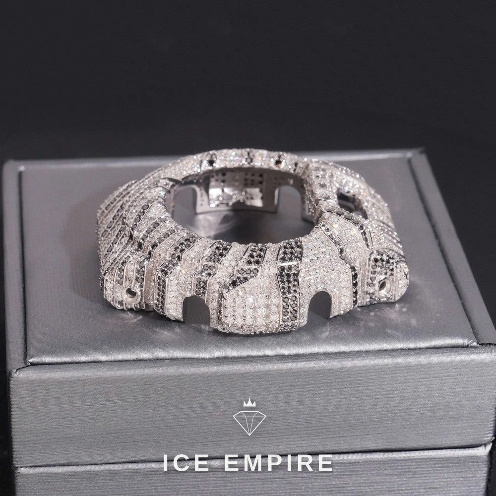 Iced Out 925 Silver Moissanite Watch