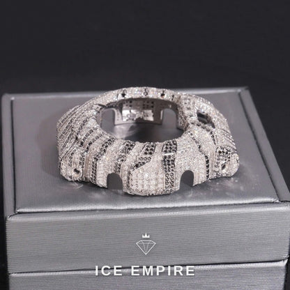 Iced Out 925 Silver Moissanite Watch