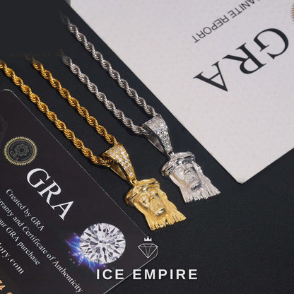 Iced Out Baguette Gold Plated Pendant