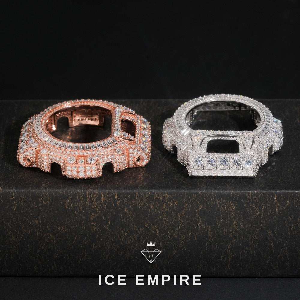 Iced Out Gold Plated Moissanite Watch