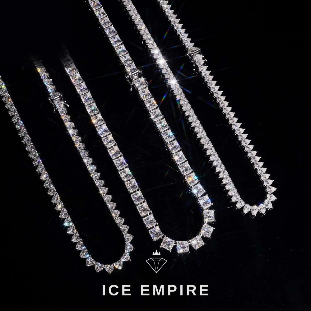 Iced Out Gold Plated Moissanite Cuban Chain