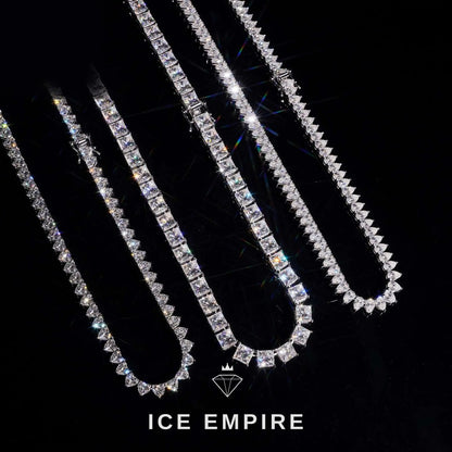 Iced Out Gold Plated Moissanite Cuban Chain