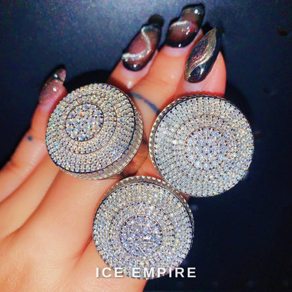 Iced Out Baguette 925 Silver Moissanite Ring