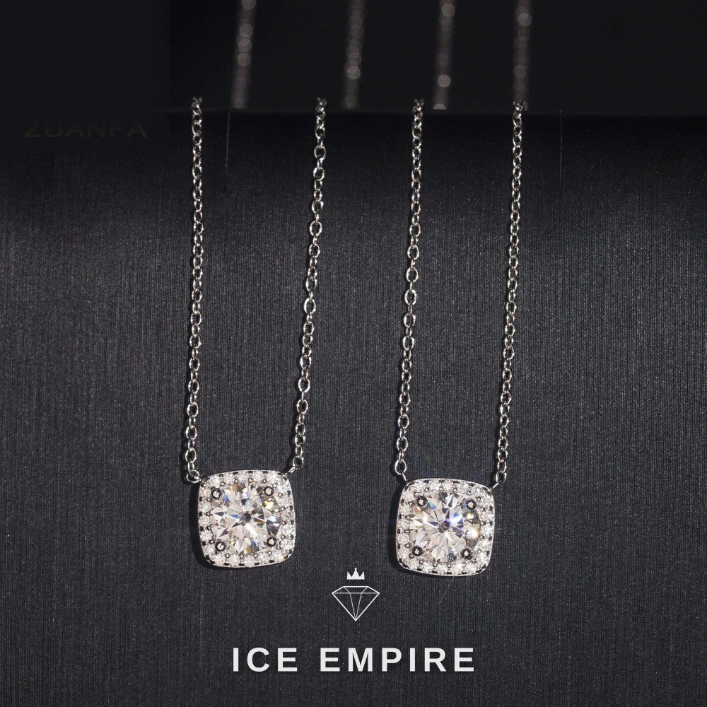 Iced Out Rose Gold Plated Moissanite Cuban Chain