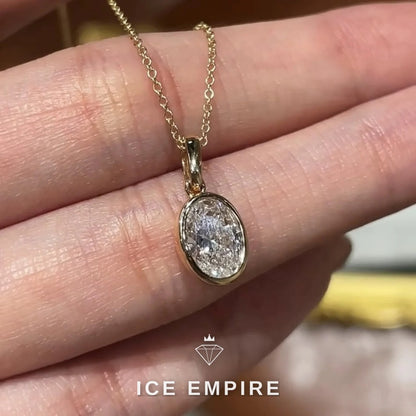 Iced Out Gold Plated Lab Grown Diamond Chain