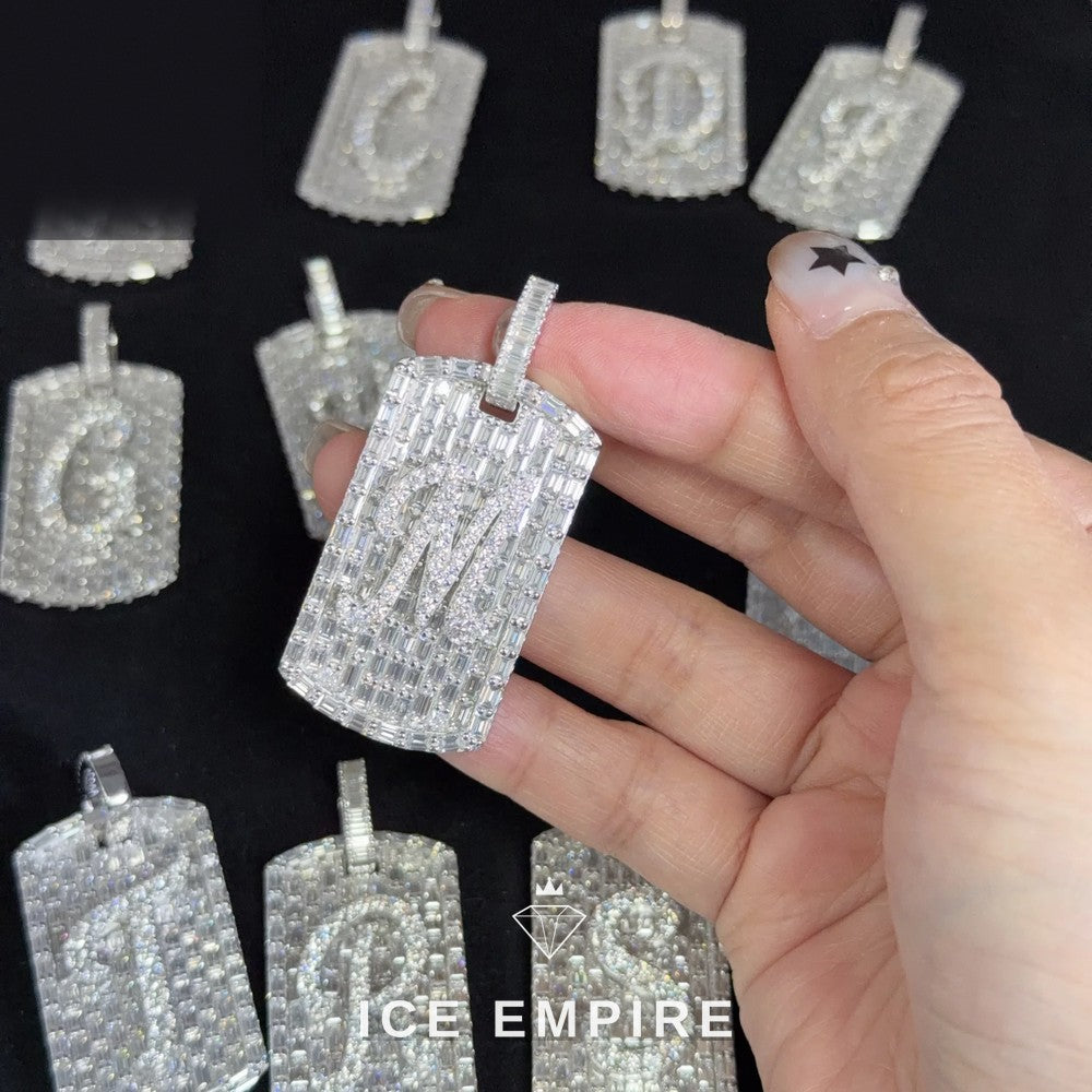 Iced Out Rose Gold Plated Moissanite Cuban Chain