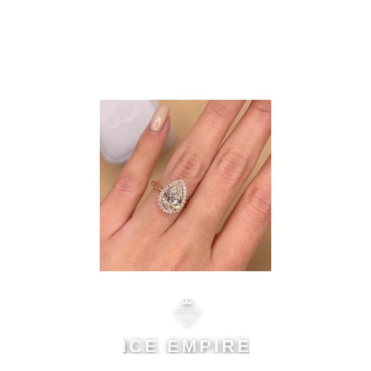 Iced Out 925 Silver Moissanite Wedding Band