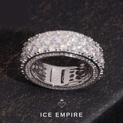 Iced Out Gold Plated Lab Grown Diamond Ring