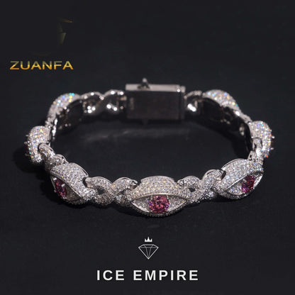 Iced Out 925 Silver Moissanite Bracelet