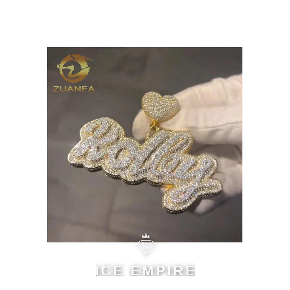 Iced Out Rose Gold Plated Cuban Chain