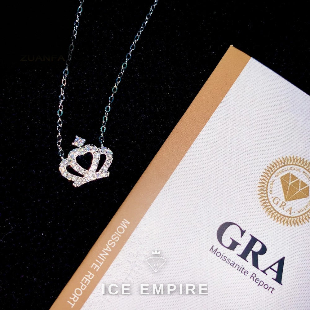Iced Out Rose Gold Plated Moissanite Cuban Chain