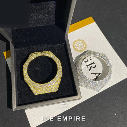 Iced Out 925 Silver Moissanite Watch