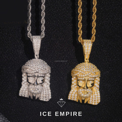 Iced Out 925 Silver Pendant