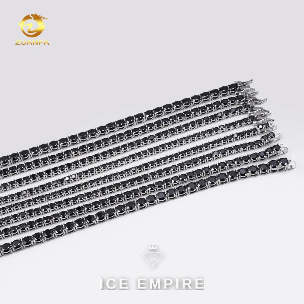 Iced Out Rose Gold Plated Moissanite Cuban Chain