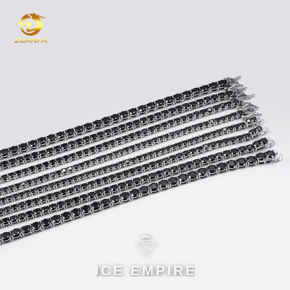 Iced Out Rose Gold Plated Moissanite Cuban Chain
