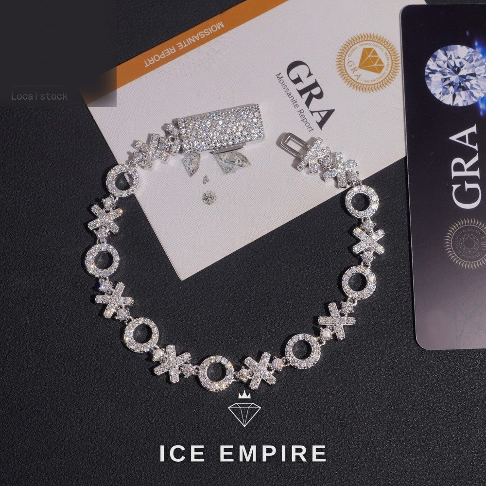 Iced Out Gold Plated Moissanite Cuban Chain