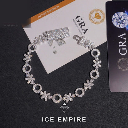 Iced Out Gold Plated Moissanite Cuban Chain