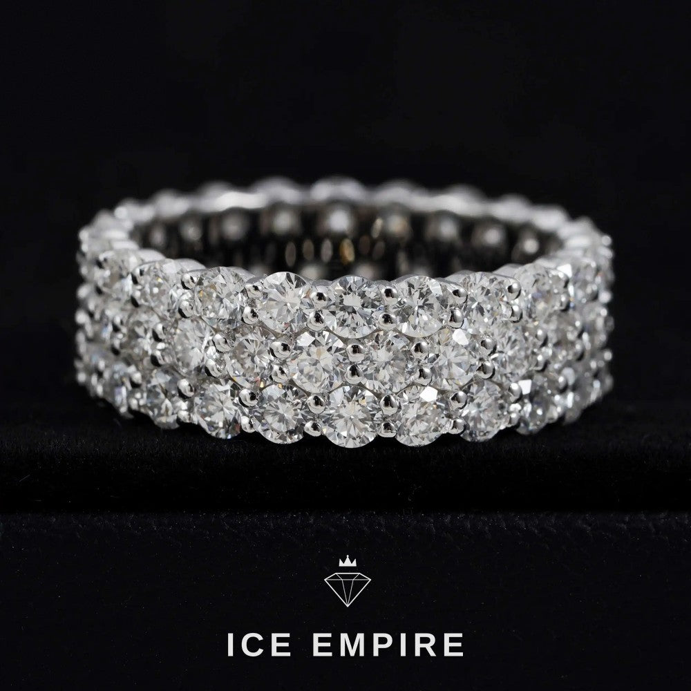 Iced Out 925 Silver Lab Grown Diamond Cuban Chain