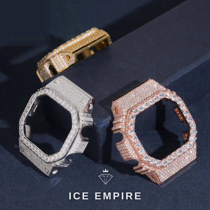 Iced Out 925 Silver Moissanite Watch