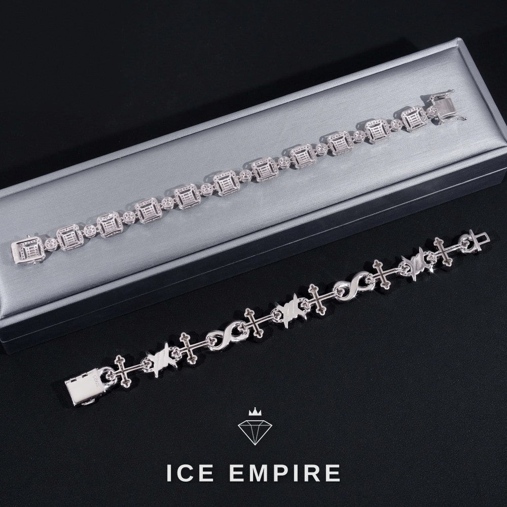 Iced Out Gold Plated Moissanite Cuban Chain
