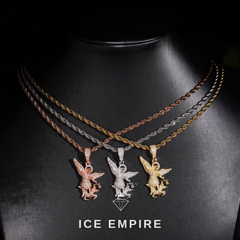 Iced Out 925 Silver Moissanite Pendant