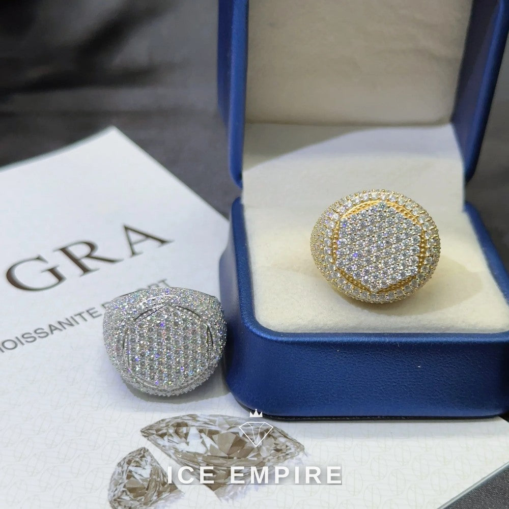 Iced Out 925 Silver Moissanite Cuban Chain